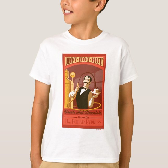 Der Polarexpress | Vintage Schokolade T-Shirt (Vorderseite)