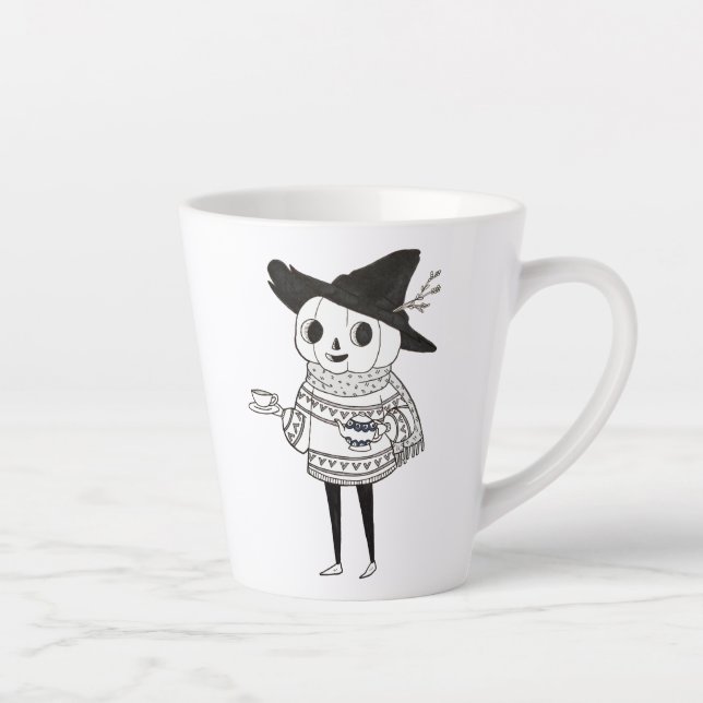 Der Polite Pumpkin - Teezeit Milchtasse (Rechts)