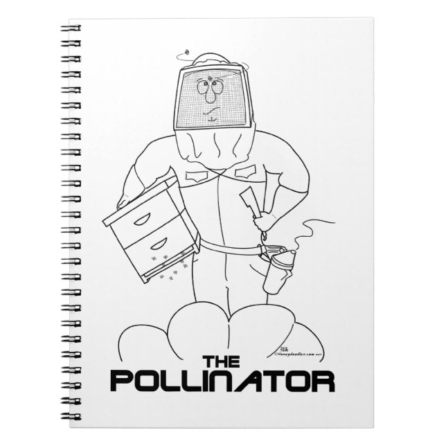 Der Pollinator - Notebook Notizblock (Vorderseite)