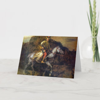 Der polnische Reiter durch Rembrandt Harmenszoon Karte