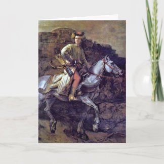 Der polnische Reiter durch Rembrandt Van Rijn Karte