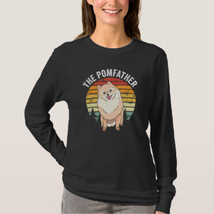 Der Pomvater Spitz Vater Pom Dog Eigentümer Pomera T-Shirt