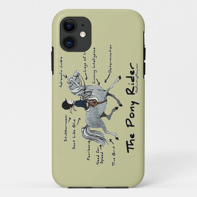 Der Pony Rider Case-Mate iPhone Hülle (Rückseite)