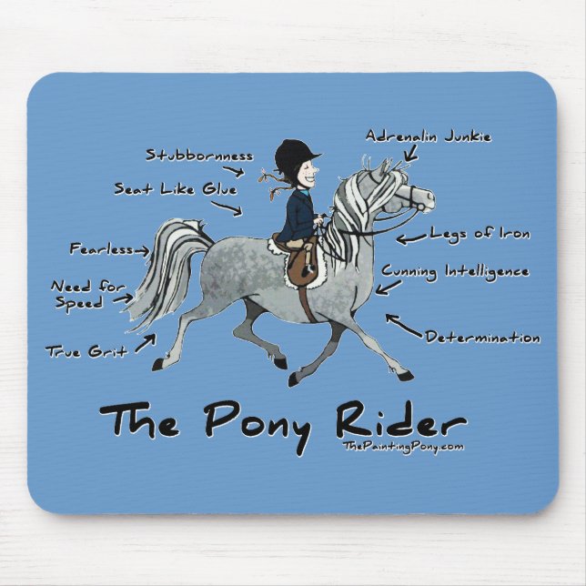 Der Ponyreiter Mousepad (Vorne)