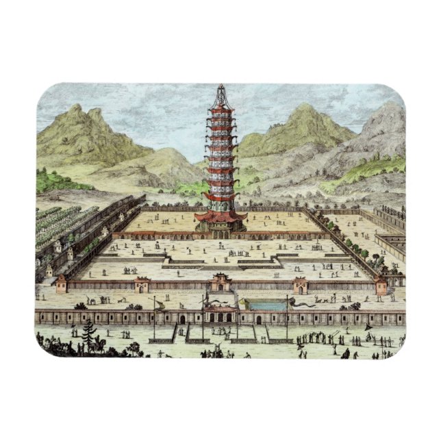 Der Porzellanturm von Nanking, Teller 12 von 'Ent Magnet (Horizontal)