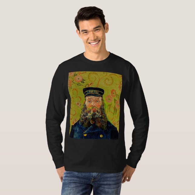 Der Postman (Joseph Roulin) von Vincent Van Gogh T-Shirt (Vorne ganz)