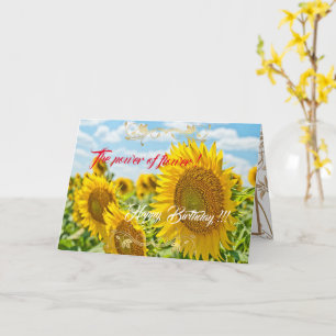 Der Power der Blume Karte