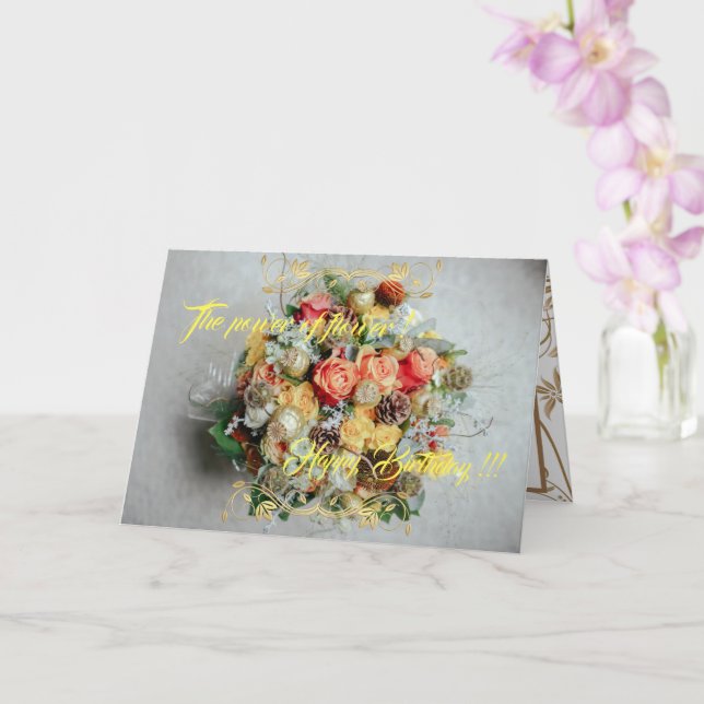 Der Power der Blume Karte (Orchidee)