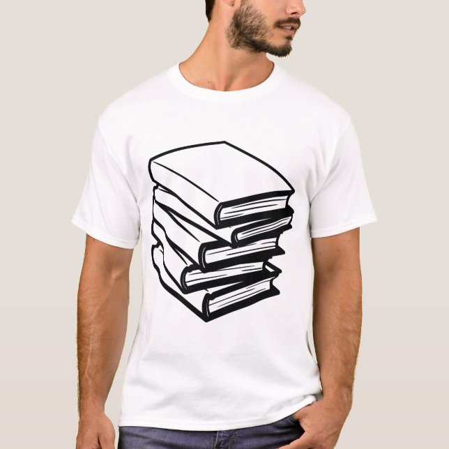 Der Power der Bücher T-Shirt (Vorderseite)