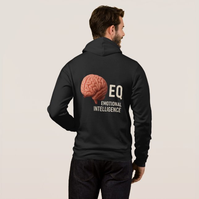 Der Power der emotionalen Intelligenz Hoodie (Schwarz voll)