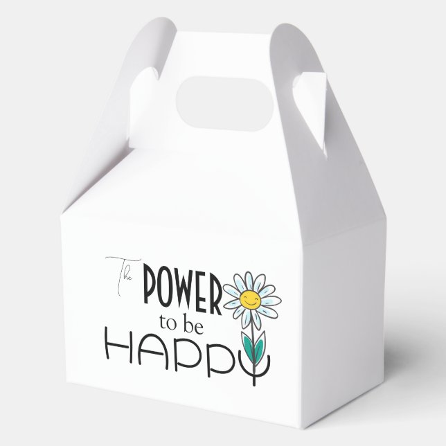 DER POWER, DER GLÜCKLICH GÜNSTIG IST GESCHENKSCHACHTEL (Vorderseite)