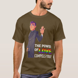 Der Power der Liebe zwingt Sie zu lgbt-Gay Pride-P T-Shirt
