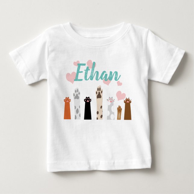 Der Power der Paws Baby T-shirt (Vorderseite)