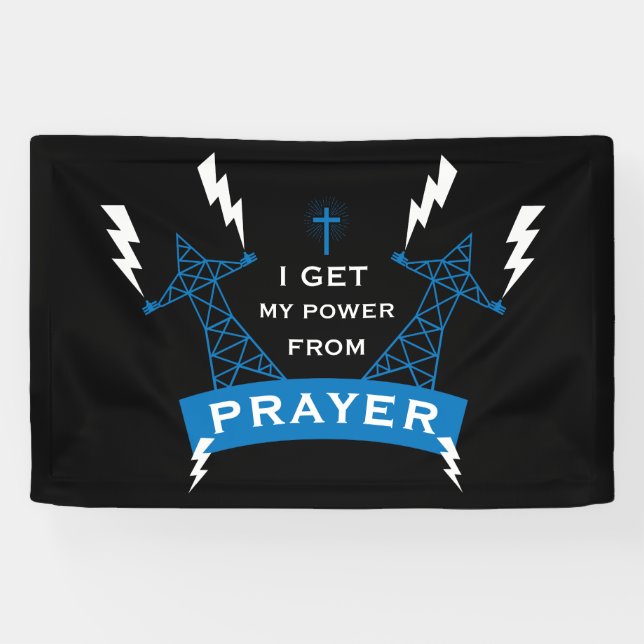 Der Power des Gebets Banner (Horizontal)