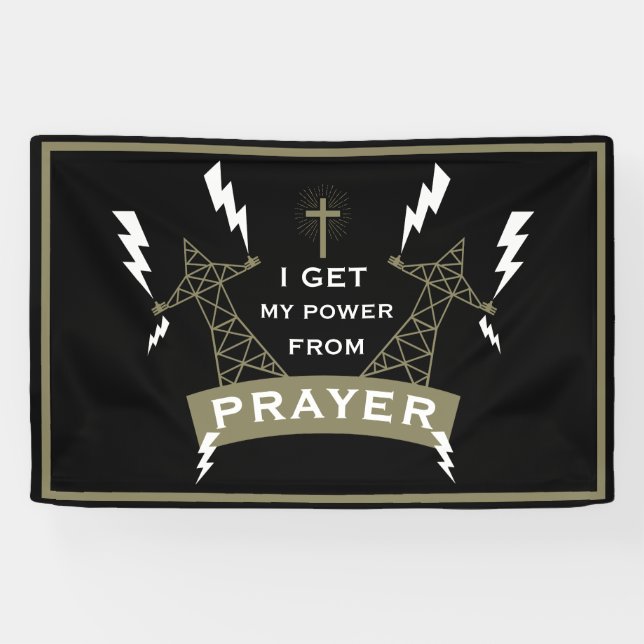 Der Power des Gebets Banner (Horizontal)