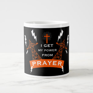 Der Power des Gebets Jumbo-Tasse