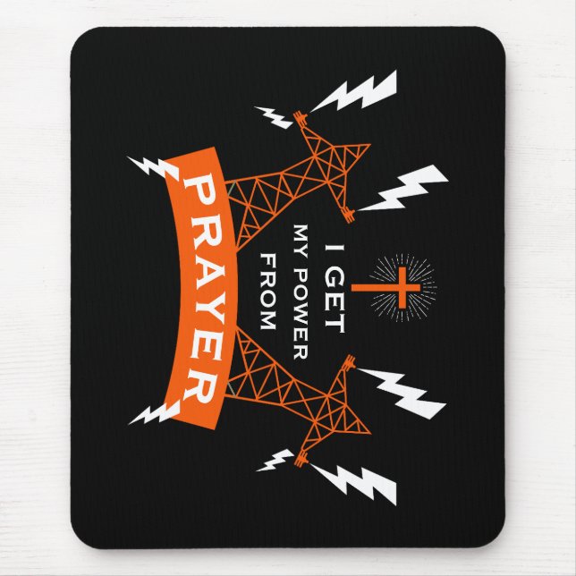 Der Power des Gebets Mousepad (Vorne)