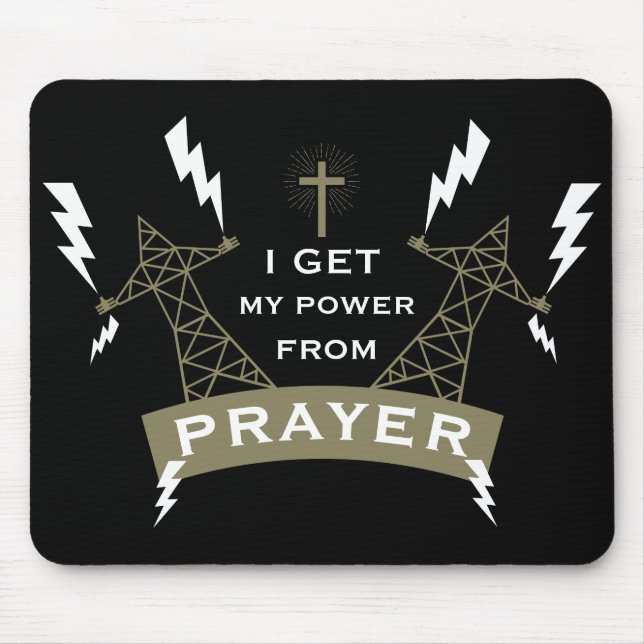 Der Power des Gebets Mousepad (Vorne)