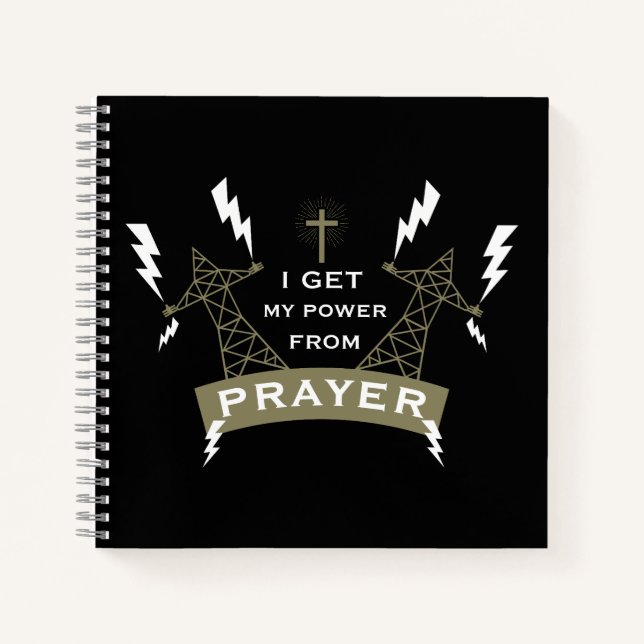 Der Power des Gebets Notizbuch (Vorderseite)