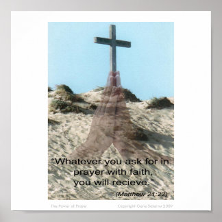 Der Power des Gebets Poster