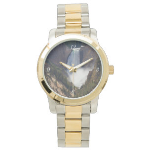 Der Power des Gelbsteins Armbanduhr