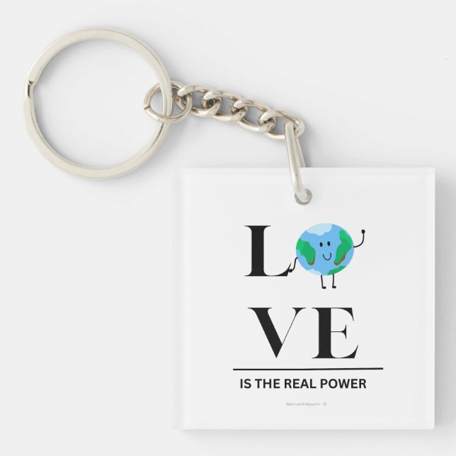 Der Power des Schlüsselanhängers der Liebe Schlüsselanhänger (Vorderseite)