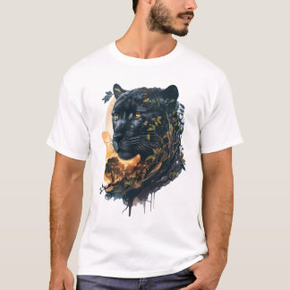 Der Power des schwarzen Panters T-Shirt