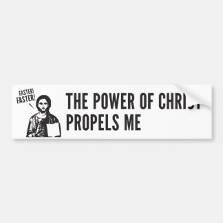 Der Power von Christus treibt mich an Autoaufkleber