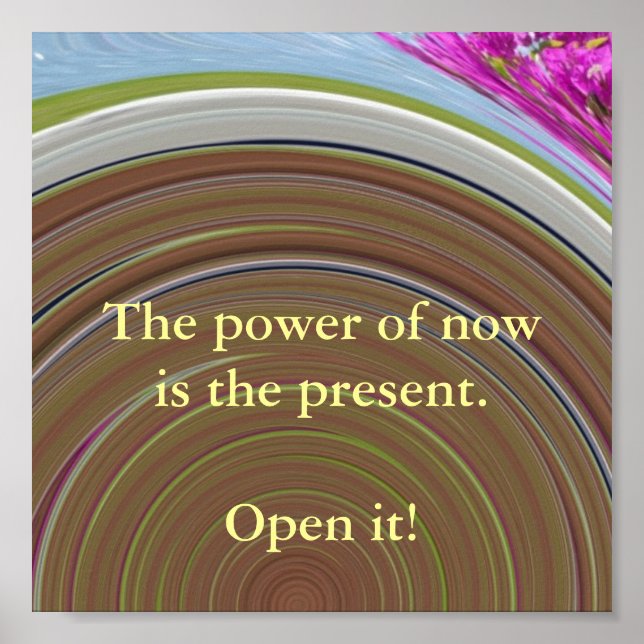 Der Power von jetzt Poster (Vorne)