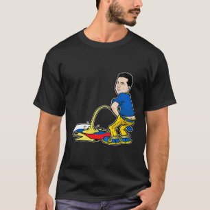 Der Präsident der Ukraine, Selenskyj, Legende, pin T-Shirt