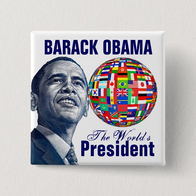 Der Präsident der Welt Button (Vorderseite)