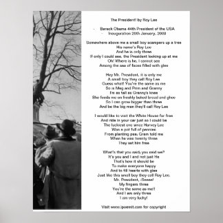 Der Präsident von Roy Lee Poster Poem von sunbecke