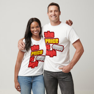 Der Preis ist hoch   Karton Eier T-Shirt