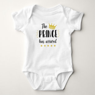 Der Prinz ist angekommen  Baby Strampler