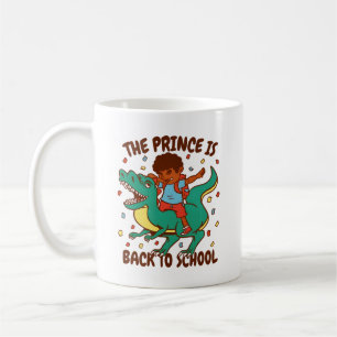 Der Prinz ist zurück zur Dinosaurierreise in der S Kaffeetasse