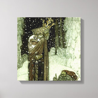 "Der Prinz und das Tomten" von John Bauer Leinwanddruck