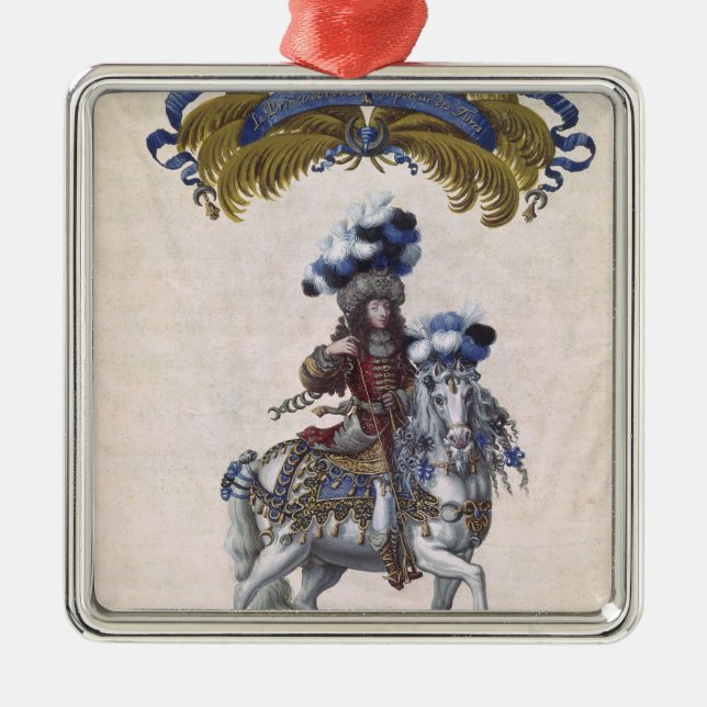 Der Prinz von Conde Silbernes Ornament (Vorne)