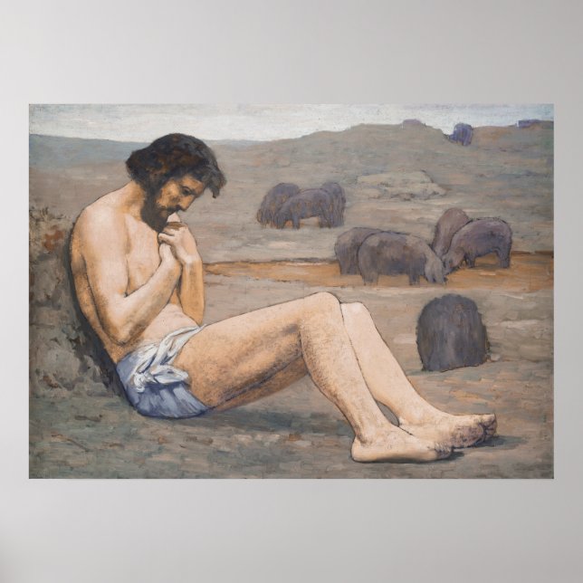 Der Prodigale Sohn, c. 1879 (Leinöl) Poster (Vorne)