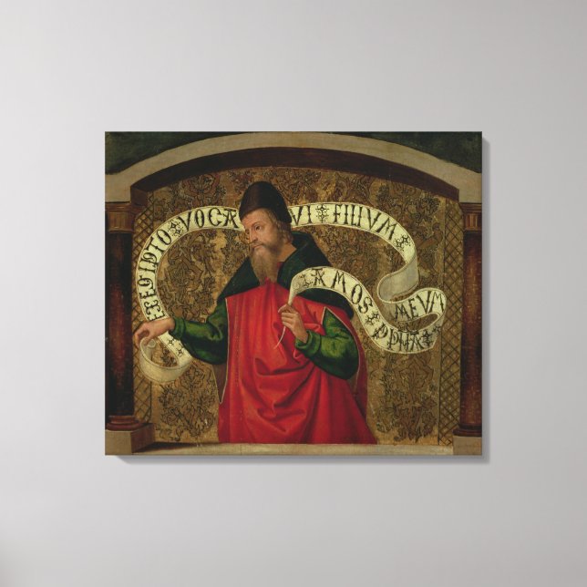 Der Prophet Amos, 1535 Leinwanddruck (Vorderseite)