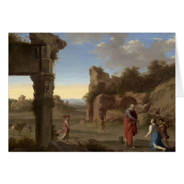 Der Prophet Elija und die Witwe Zarephath (Vorderseite (Horizontal))