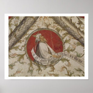 Der Prophet Habakkuk, vom Loggia d'Annunciazi Poster