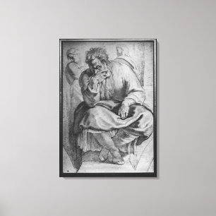 Der Prophet Jeremias Leinwanddruck