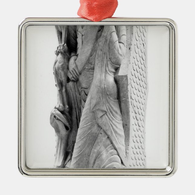 Der Prophet Jeremias Silbernes Ornament (Vorne)