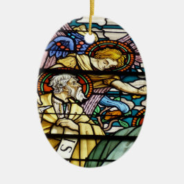 Der Prophet Jesaja in festem Glas Keramik Ornament