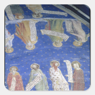 Der Prophet, Jesaja, Jeremiah, Salomon Quadratischer Aufkleber