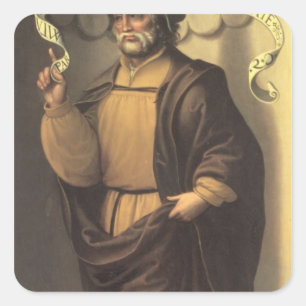 Der Prophet Jesaja Quadratischer Aufkleber
