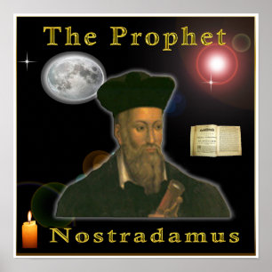 Der Prophet Nostradamus Poster