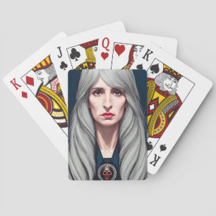 Der Protector Elder Hexe Fantasy Art Malerei Spielkarten