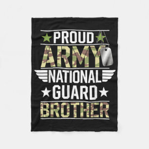 Der Proud Army National Guard Brother Veterans Day Fleecedecke