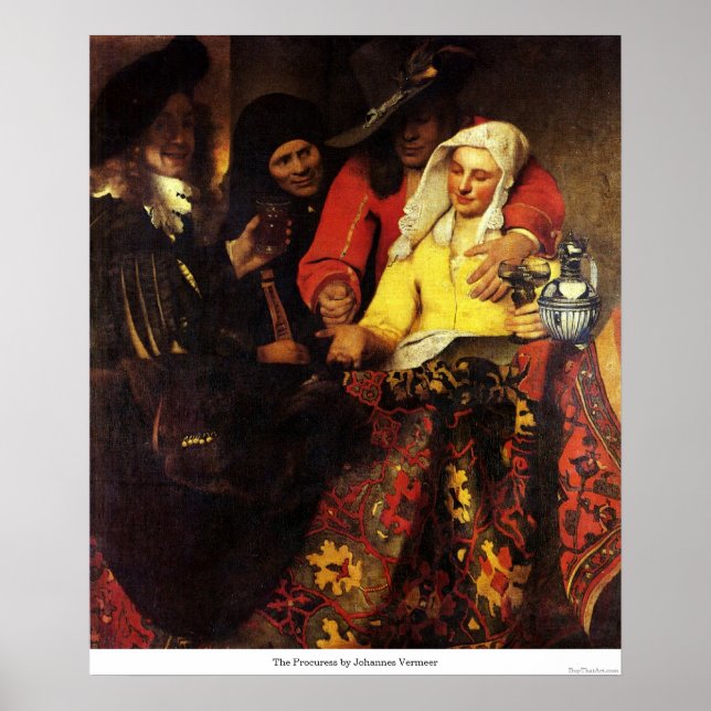 Der Prozess von Johannes Vermeer Poster (Vorne)